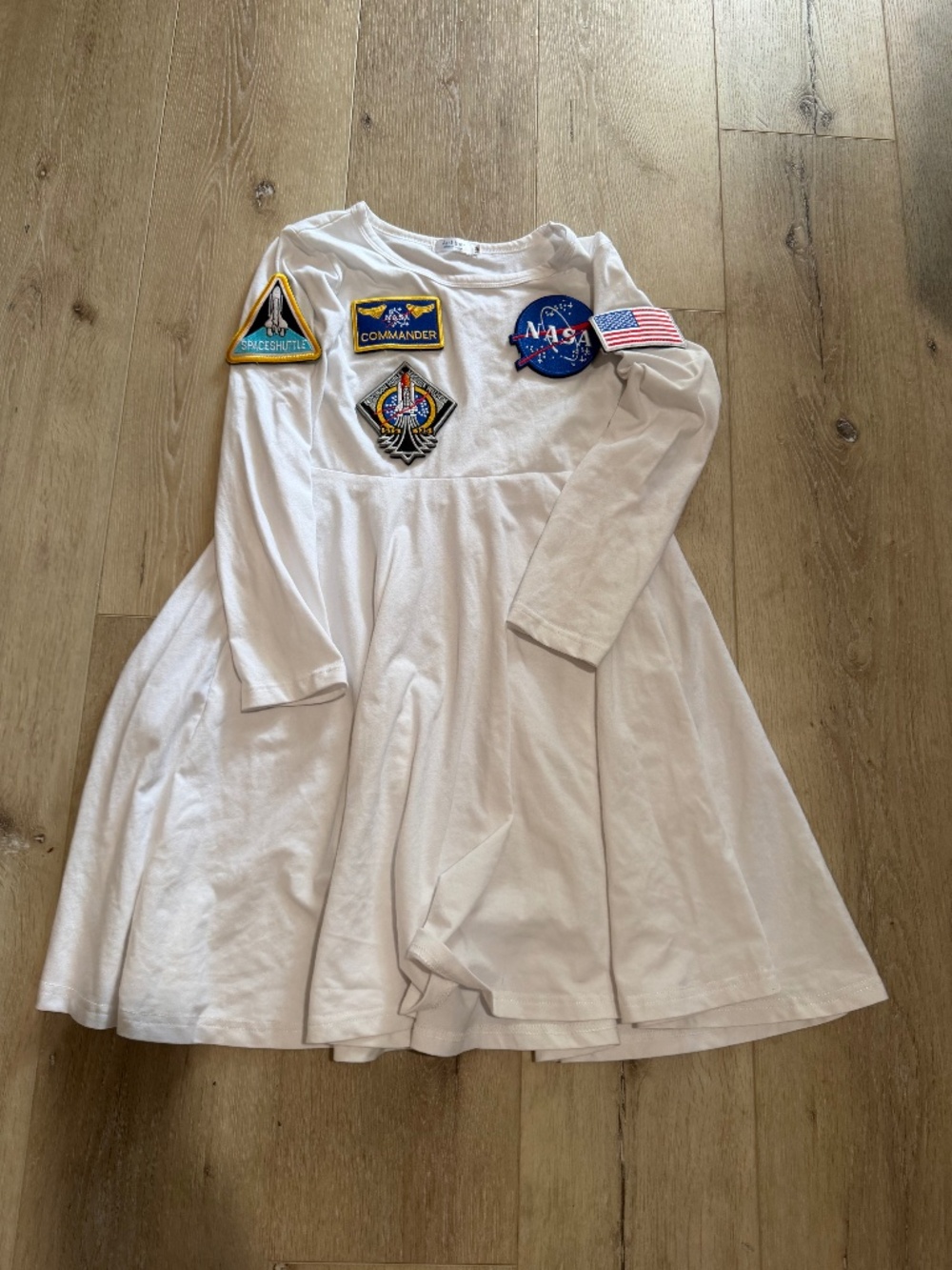 NASA dress girls 10-12 with real patches costume dress